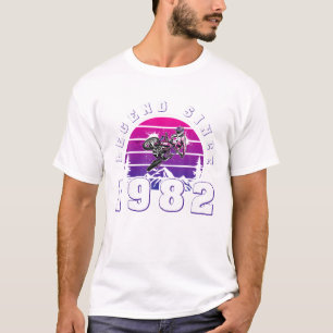 41 Jahre alter Geburtstag Motocross Legende seit 1 T-Shirt