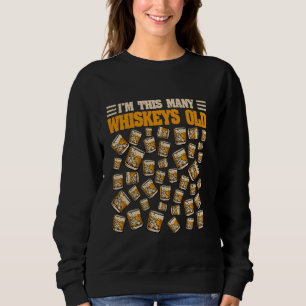 41 Jahre alter Whiskey Drinker Bourbon 41. Geburts Sweatshirt