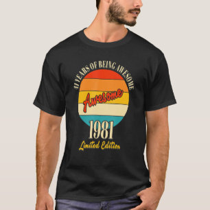 41 Jahre Phantastisch 1981 41. Geburtstag T-Shirt