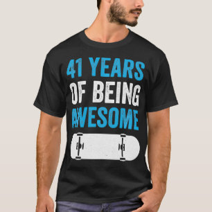 41 Jahre Phantastischer Skateboarding-Skater 41 T-Shirt