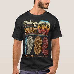 41 Jahre Vintager Geburtstag Januar 1982 Frauen T-Shirt
