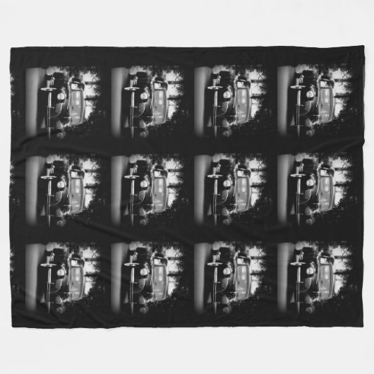 41 Lincoln Limousine Fleecedecke (Vorderseite (Horizontal))