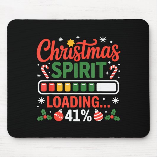 41 Meme Weihnachtsgeist lädt 41% Four One für Mousepad (Vorne)