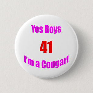 41 Puma-Geburtstag Button