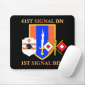 41. SIGNAL BATTALION 1. SIGNAL BRIGADE MOUSEPAD (Mit Mouse)