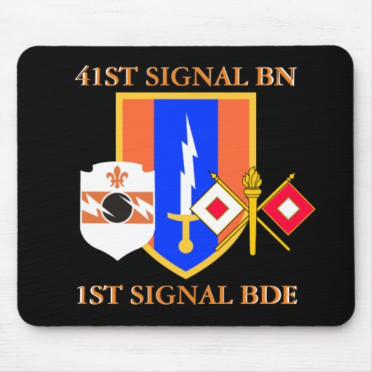 41. SIGNAL BATTALION 1. SIGNAL BRIGADE MOUSEPAD (Vorne)