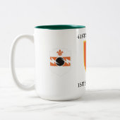 41. SIGNAL BATTALION 1. SIGNAL BRIGADE ZWEIFARBIGE TASSE (Links)