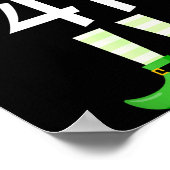 41 St. Patricks Day Vier Eins Kinder Lustiger Lepr Poster (Ecke)