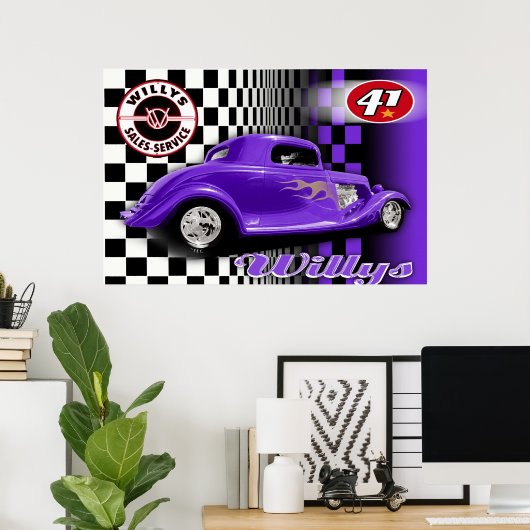 41 Willys Poster (Heimbüro)