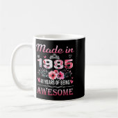 41th Birthday Made In 1985 41 Years Of Being Aweso Kaffeetasse (Links)