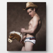 42067a Cowboy Fotoplatte (Vorderseite)