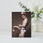 42067a Cowboy Postkarte (Stehend Vorderseite)