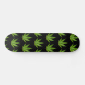 420WeedArmy 7 7/8" Schwarzes Skateboard (Horizontal)