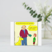 425 Cartoon gegen Schwerkraft Postkarte (Stehend Vorderseite)