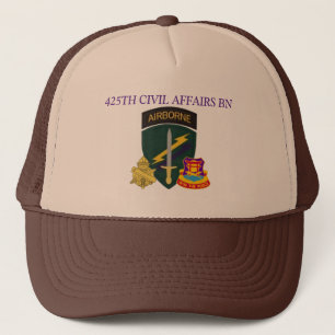 425TH ZIVILER ANGELEGENHEITS-BATAILLON-HUT TRUCKERKAPPE