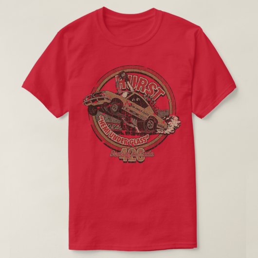 426 Hemi Bear a Cuda Barracuda T-Shirt (Design vorne)