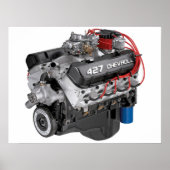 427 Chevy Big Block Motor Poster (Vorne)