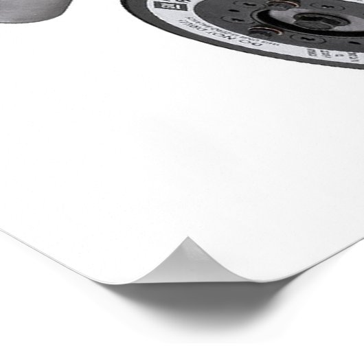 427 Chevy Big Block Motor Poster (Ecke)