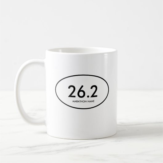 42,195 Marathon Kaffeetasse (Links)