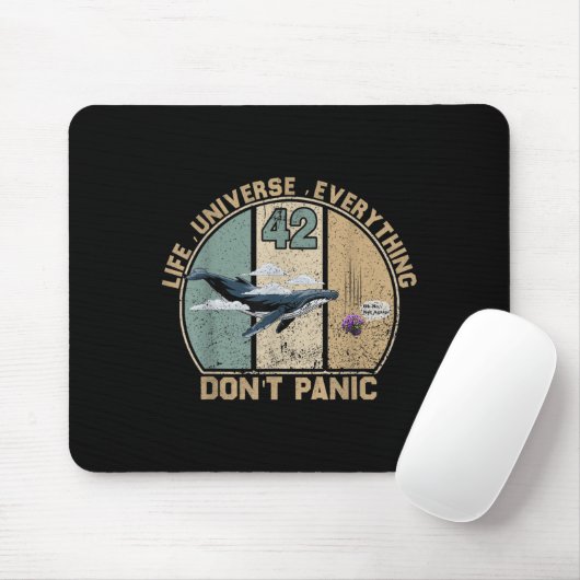 42 Answer To Life The Universe And Everything Don' Mousepad (Mit Mouse)