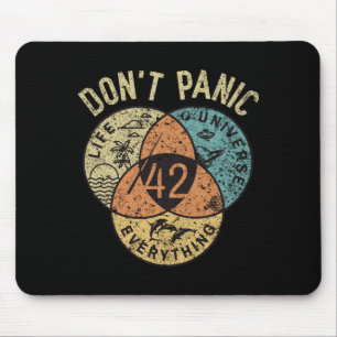 42 Antwort auf das Leben das Universum und alles D Mousepad