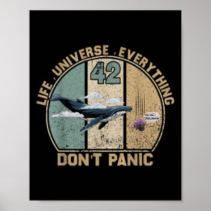 42 Antwort auf das Leben das Universum und alles D Poster