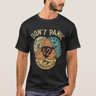 42 Antwort auf das Leben das Universum und alles D T-Shirt