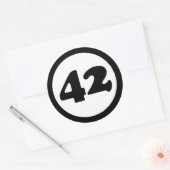 42 Aufkleber (Umschlag)