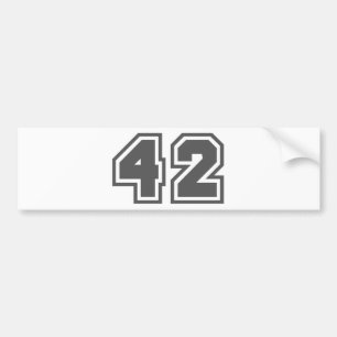 42 AUTOAUFKLEBER