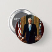 42 Bill Clinton Button (Vorne & Hinten)