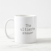 42: Die entscheidende Antwort Kaffeetasse (Links)