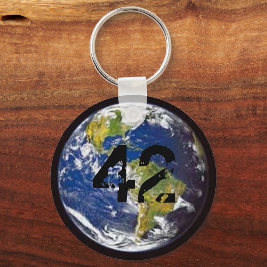 42 - Erde Schlüsselanhänger (Vorderseite)