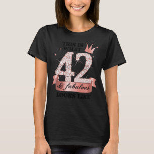 42 & Fabulous I Rose and White Party Gruppe Candid T-Shirt