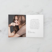 42 & Fabulous Orchid Photo Birthday Greeting Card Karte (Innenseite)