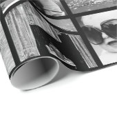 42-Foto Collage Geschenkwrap erstellen Geschenkpapier (Rolleneckpunkt)