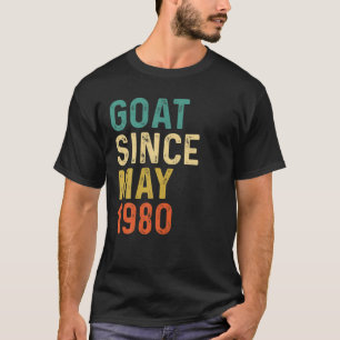 42. Geburtstag 42 Jahre alte Ziege seit Mai 1980 T-Shirt