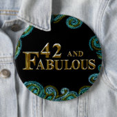 42. Geburtstag Button (Beispiel)