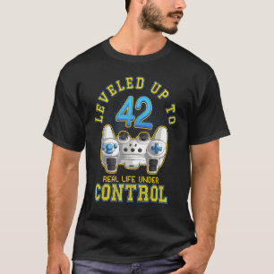 42. Geburtstag Gamer erzielte bis zu 42 Jahre Gami T-Shirt