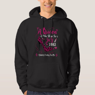 42. Geburtstag High Heel eine Königin wurde Gebore Hoodie