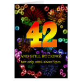 42. Geburtstag noch rocken (Vorne)