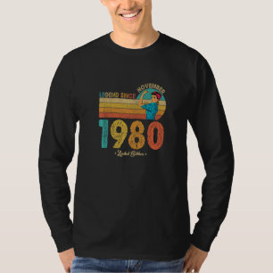 42. Geburtstag November 1980 Legend Seit 1980 42 Y T-Shirt
