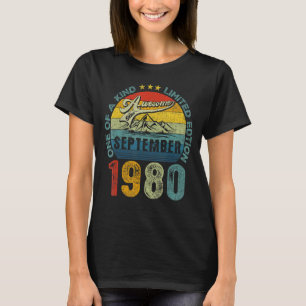 42. Geburtstag Phantastisch seit September 1980 42 T-Shirt