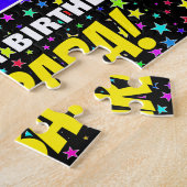 42. Geburtstag — Spaß, farbenfrohe Sternenweltenmu Puzzle (Seite)