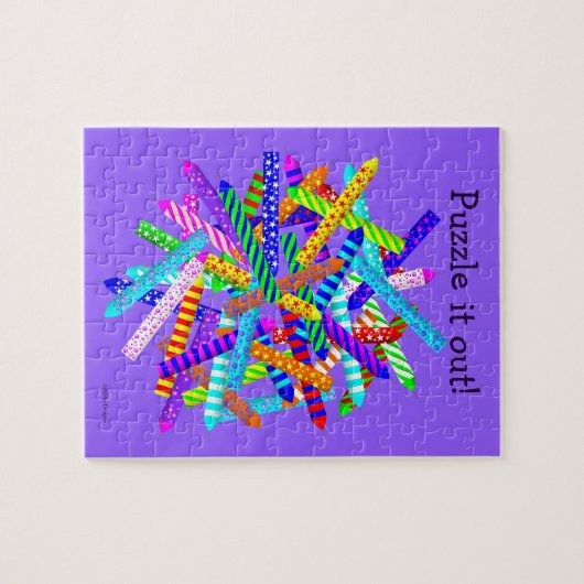 42. Geburtstags-Puzzlespiel Puzzle (Horizontal)