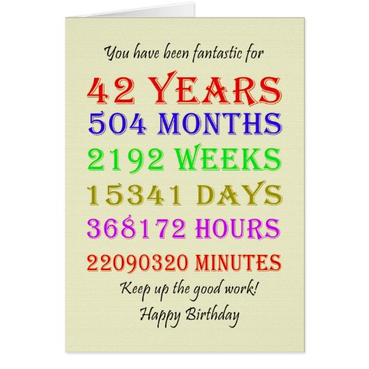 42. Geburtstagsfeiertage (Vorne)