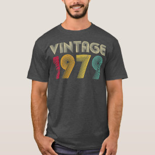 42. Geburtstagsgeschenk Vintage 1979 Männer Fraue T-Shirt