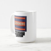 42 (GEO) Keramik Tasse. Kaffeetasse (Vorderseite Links)