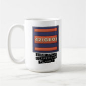 42 (GEO) Keramik Tasse. Kaffeetasse (Links)