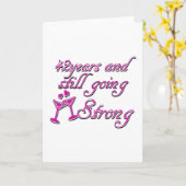 42. Hochzeitstag Karte (Gelbe Blume)