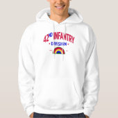 42. Infanterie "Rainbow" Division Hoodie (Vorderseite)